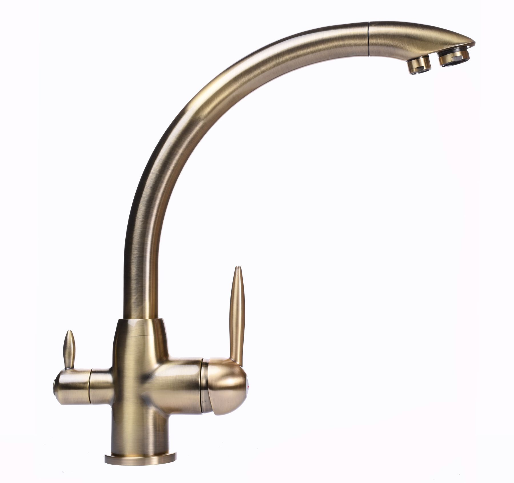 

Смеситель для кухни с подключением к фильтру Globus Lux GLLR-0777-9-BRONZE