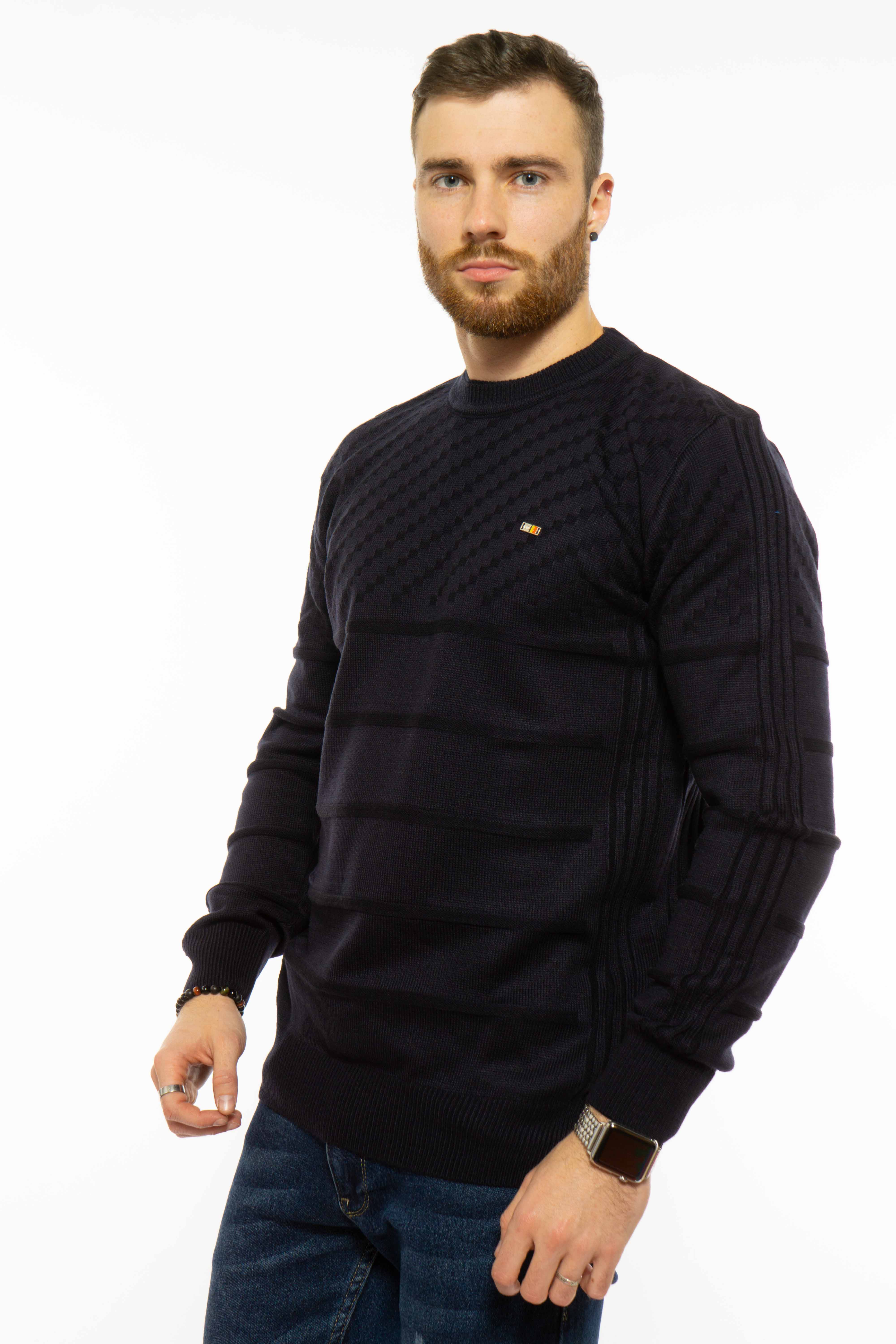

Джемпер мужской Time of Style 85F056 M Чернильный