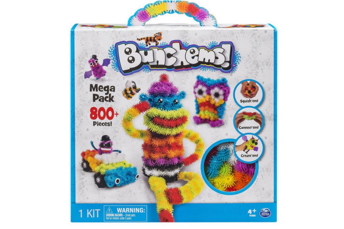 

Детский Конструктор Липучка Bunchems Mega Pack 800+ деталей Разноцветный (116462)