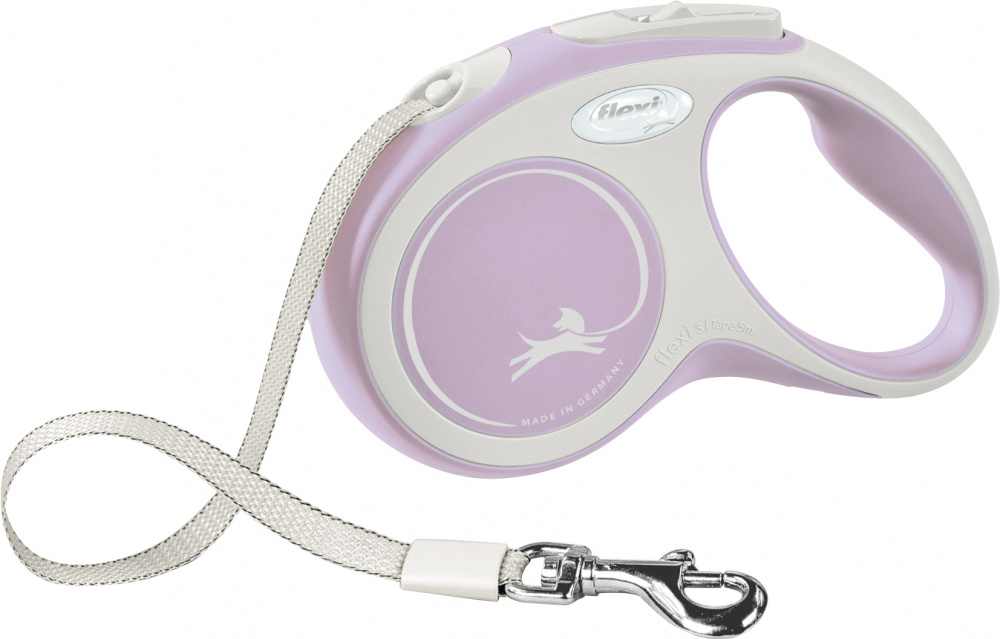 

Поводок рулетка Flexi New COMFORT S 5м до 15кг розовый (TX-213406)
