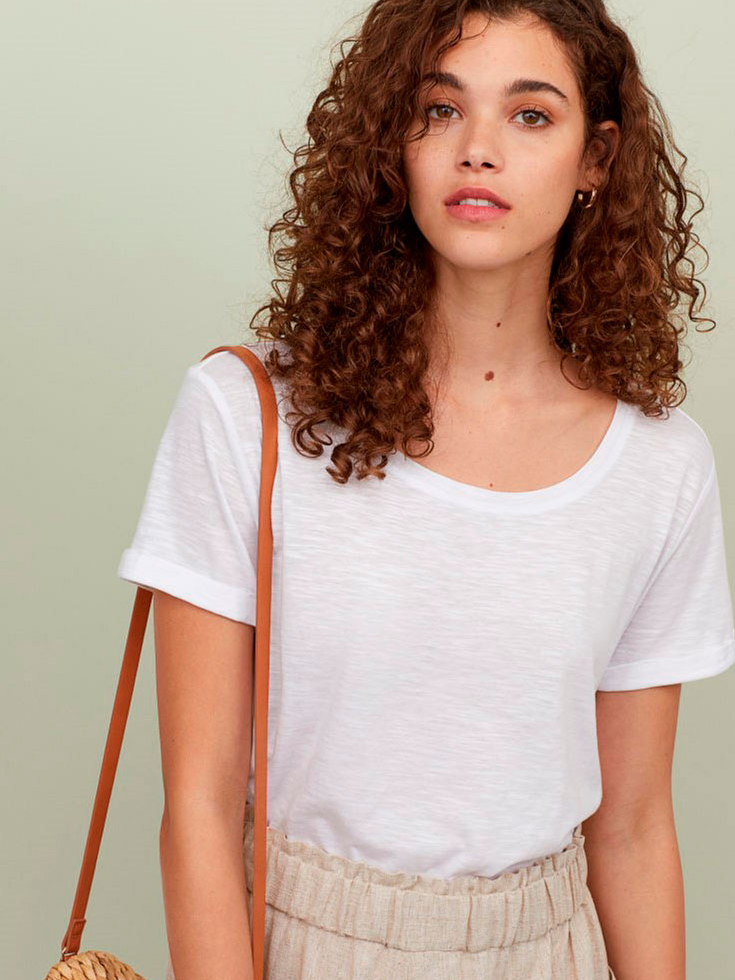 

Футболка H& 5545989  Белая, Футболка H&M 5545989 M Белая