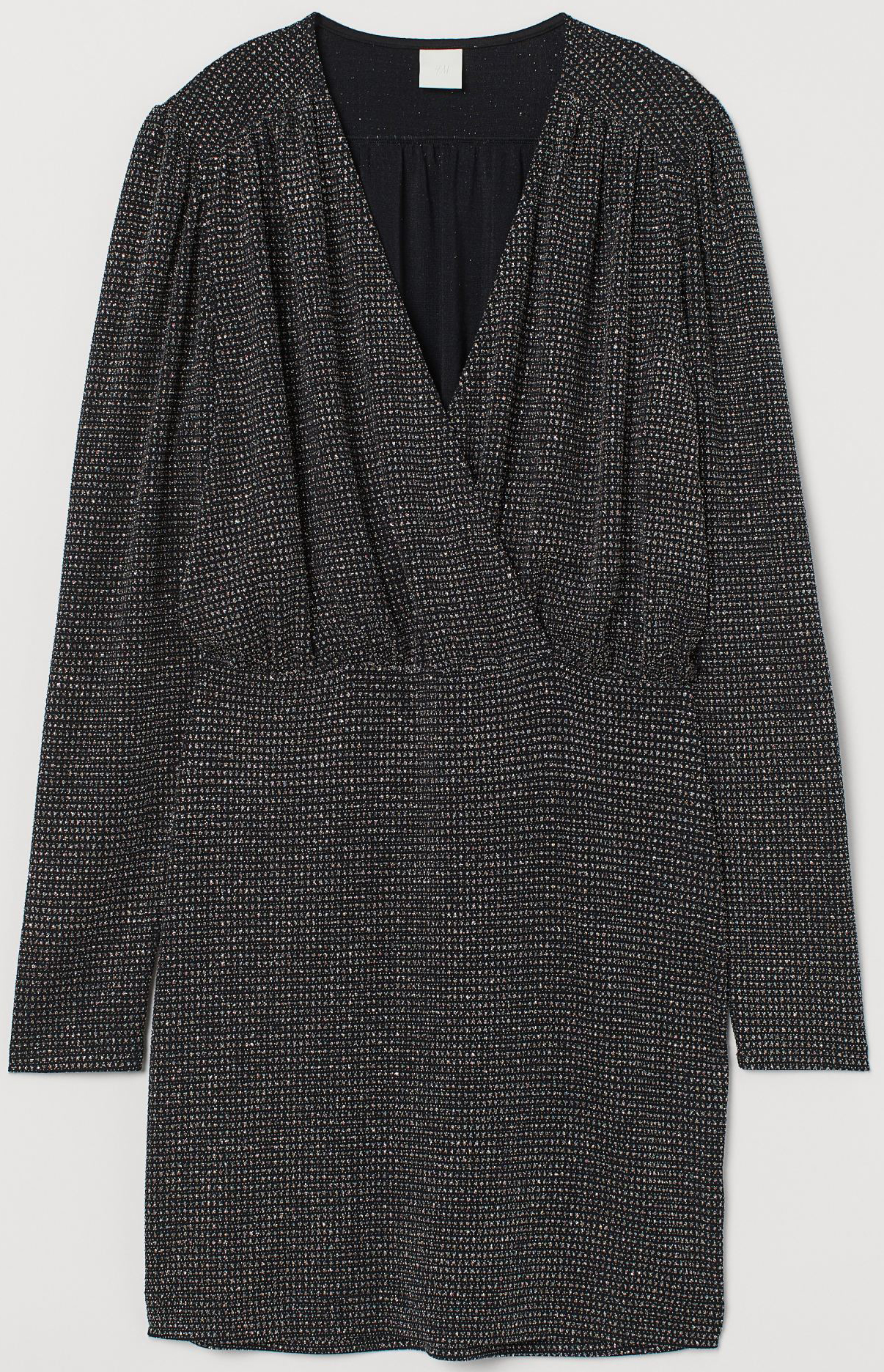 

Платье H&M 2312-8396740 XS Черный блеск