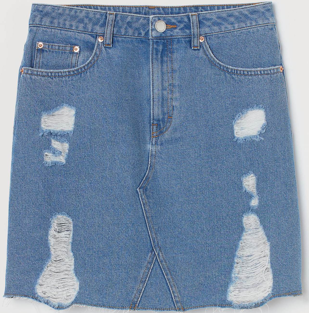 

Юбка джинсовая H&M 401-6918551 34 Голубая