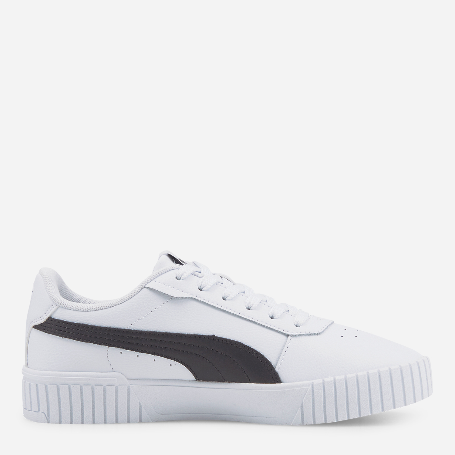 Акція на Жіночі кеди низькі Puma Carina 2.0 38584907 36 (3.5UK) 22.5 см Puma White-Puma Black-Puma Silver від Rozetka