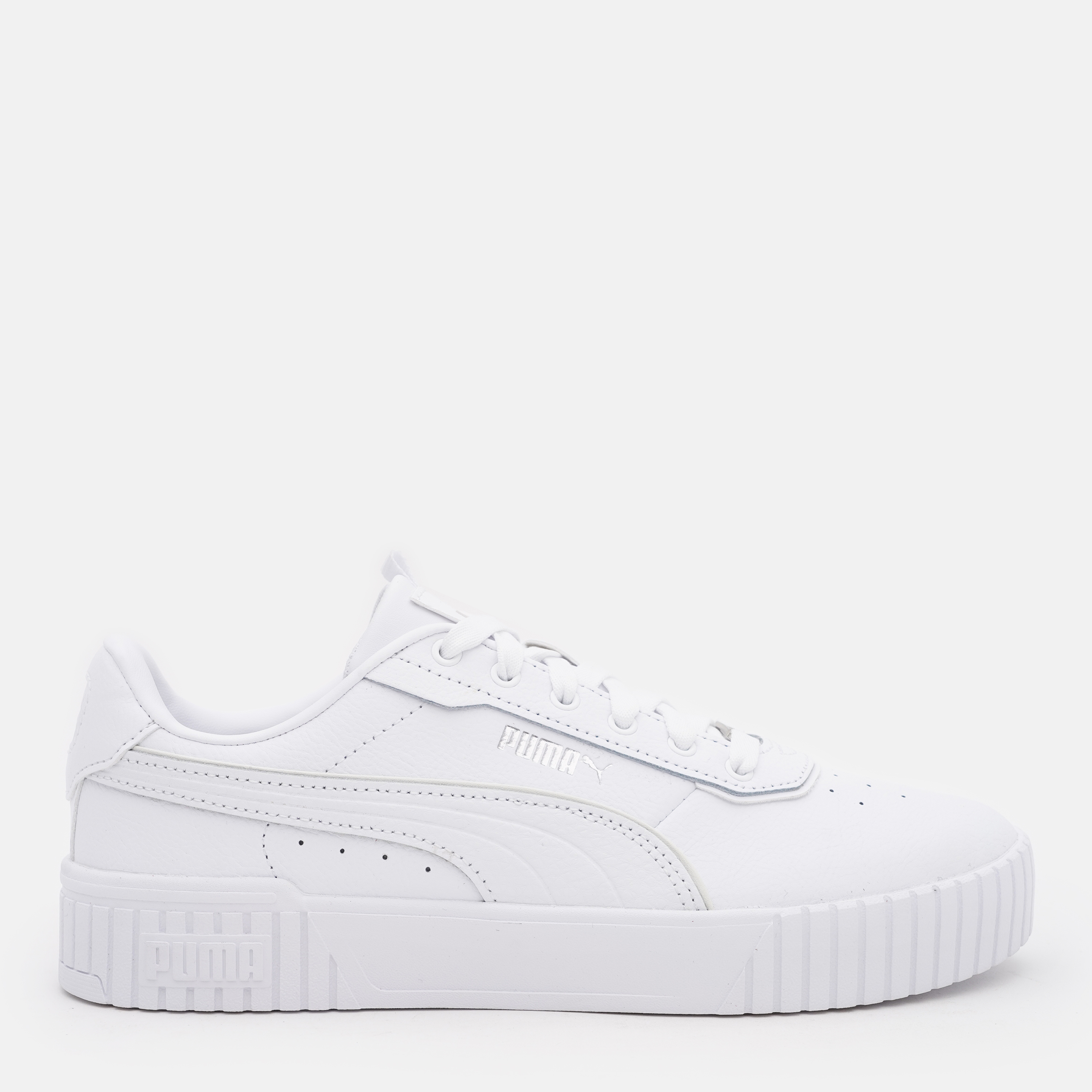 Акція на Жіночі кеди низькі Puma Carina 2.0 Lux 39501701 36 (3.5UK) 22.5 см Puma White-Vapor Gray-Puma Silver від Rozetka