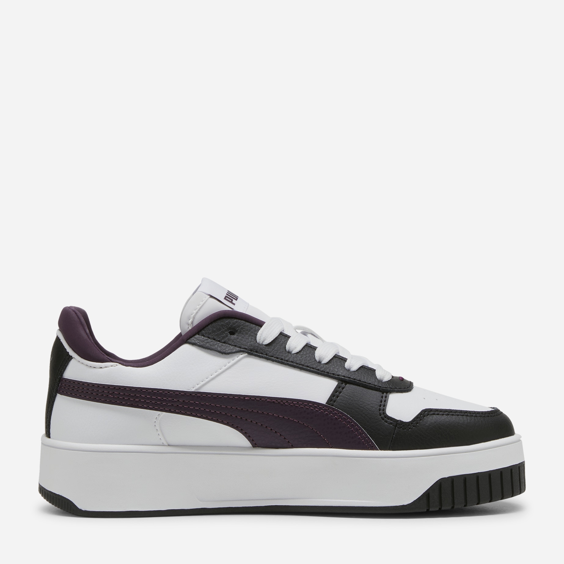 Акція на Жіночі кеди низькі Puma Carina Street 38939027 40 (6.5UK) 25.5 см Puma White-Midnight Plum-Puma Black від Rozetka