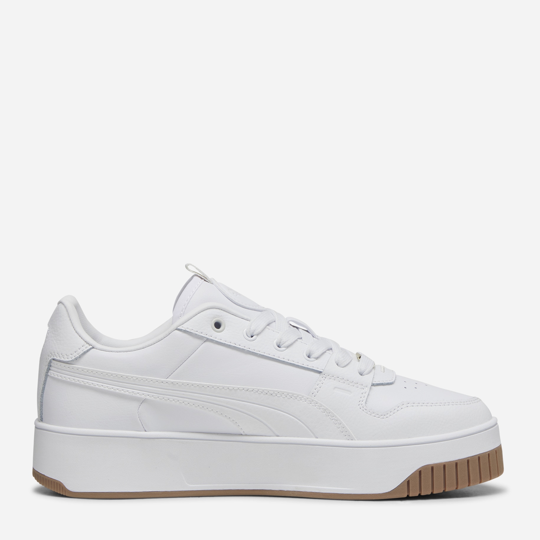 Акція на Жіночі кеди низькі Puma Carina Street Lux 39748701 36 (3.5UK) 22.5 см Puma White-Puma White-Puma Gold від Rozetka