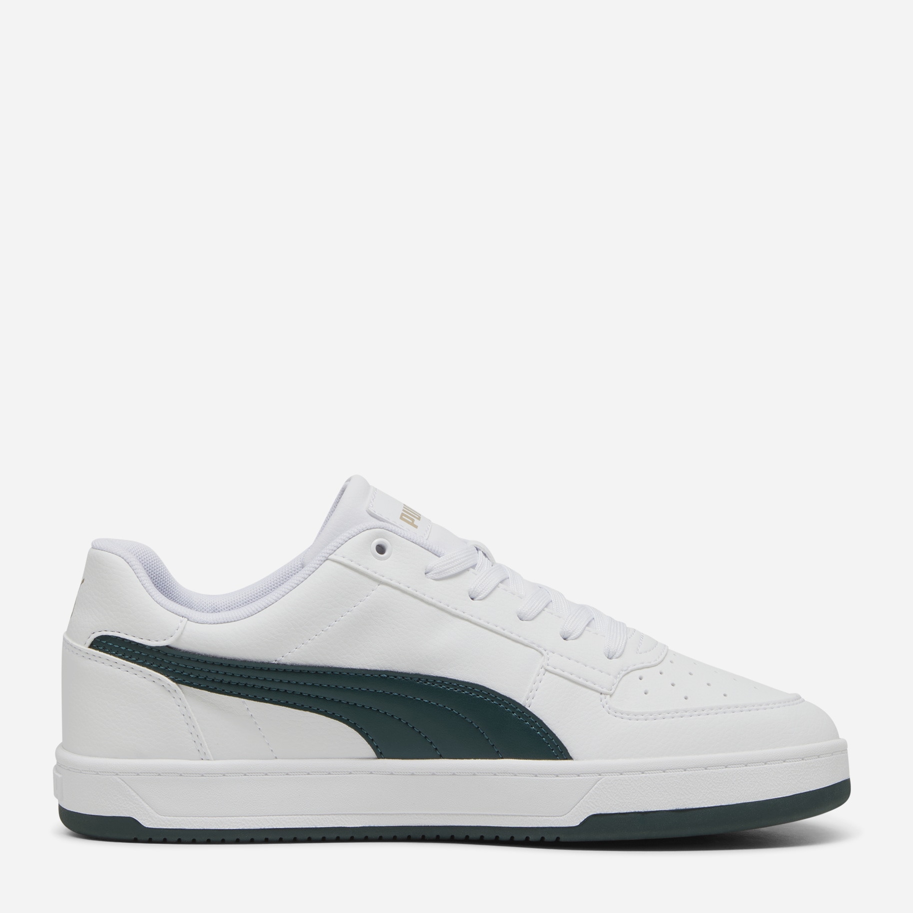 Акція на Чоловічі кеди низькі Puma Caven 2.0 39229035 40 (6.5UK) 25.5 см Puma White-Dark Myrtle-Puma Gold від Rozetka