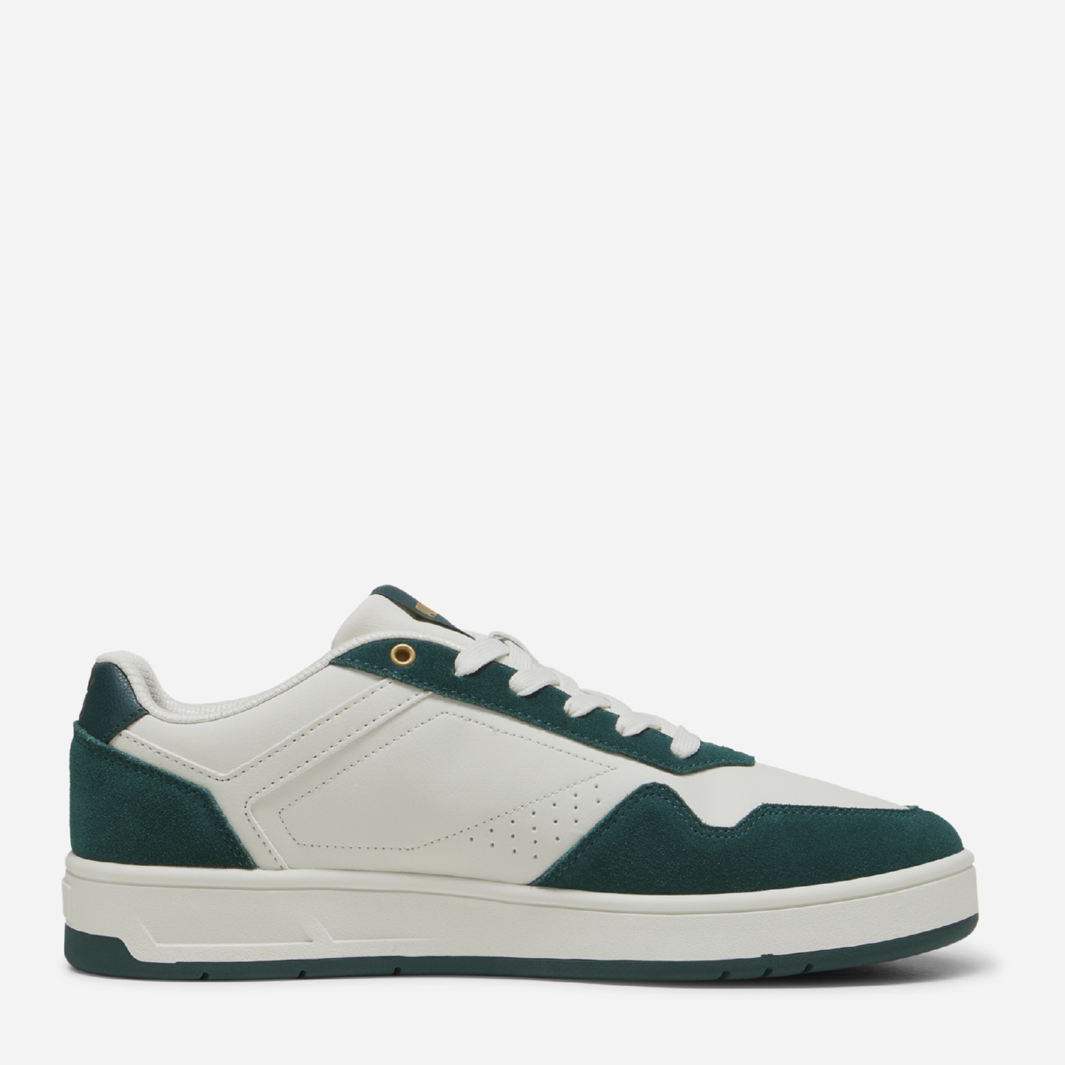 Акція на Чоловічі кеди низькі Puma Court Classic SD 39726406 42.5 (8.5UK) 27.5 см Vapor Gray-Dark Myrtle-Puma Gold від Rozetka