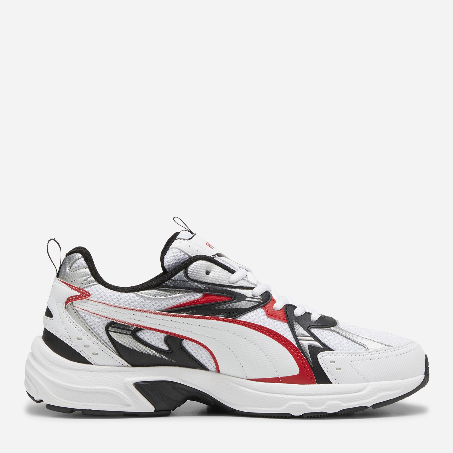 Акція на Чоловічі кросівки Puma Milenio Tech 39232208 40.5 (7UK) 26 см Puma White-Puma Black-For All Time Red від Rozetka