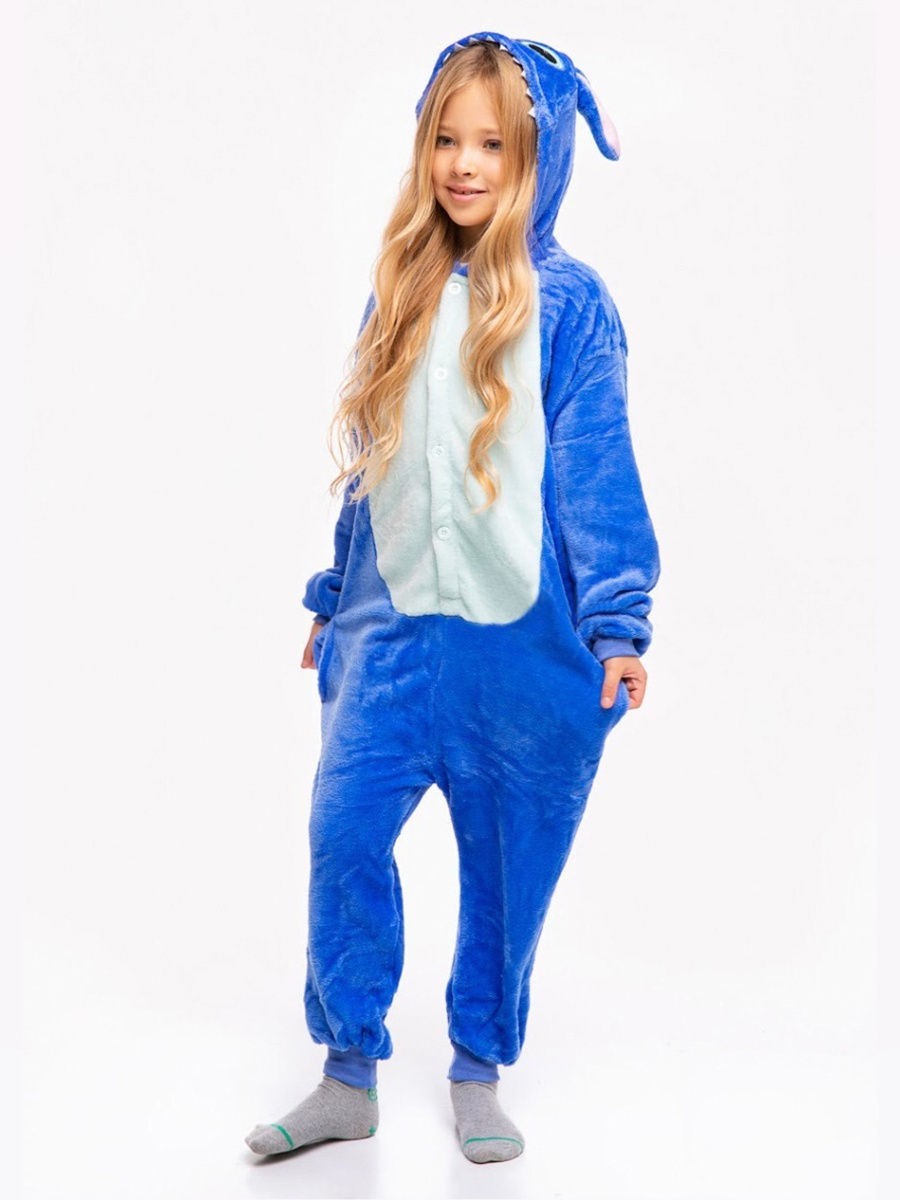

Кигуруми Yiwu Zongyuan костюм Стич синий (Stitch) 111;120 см