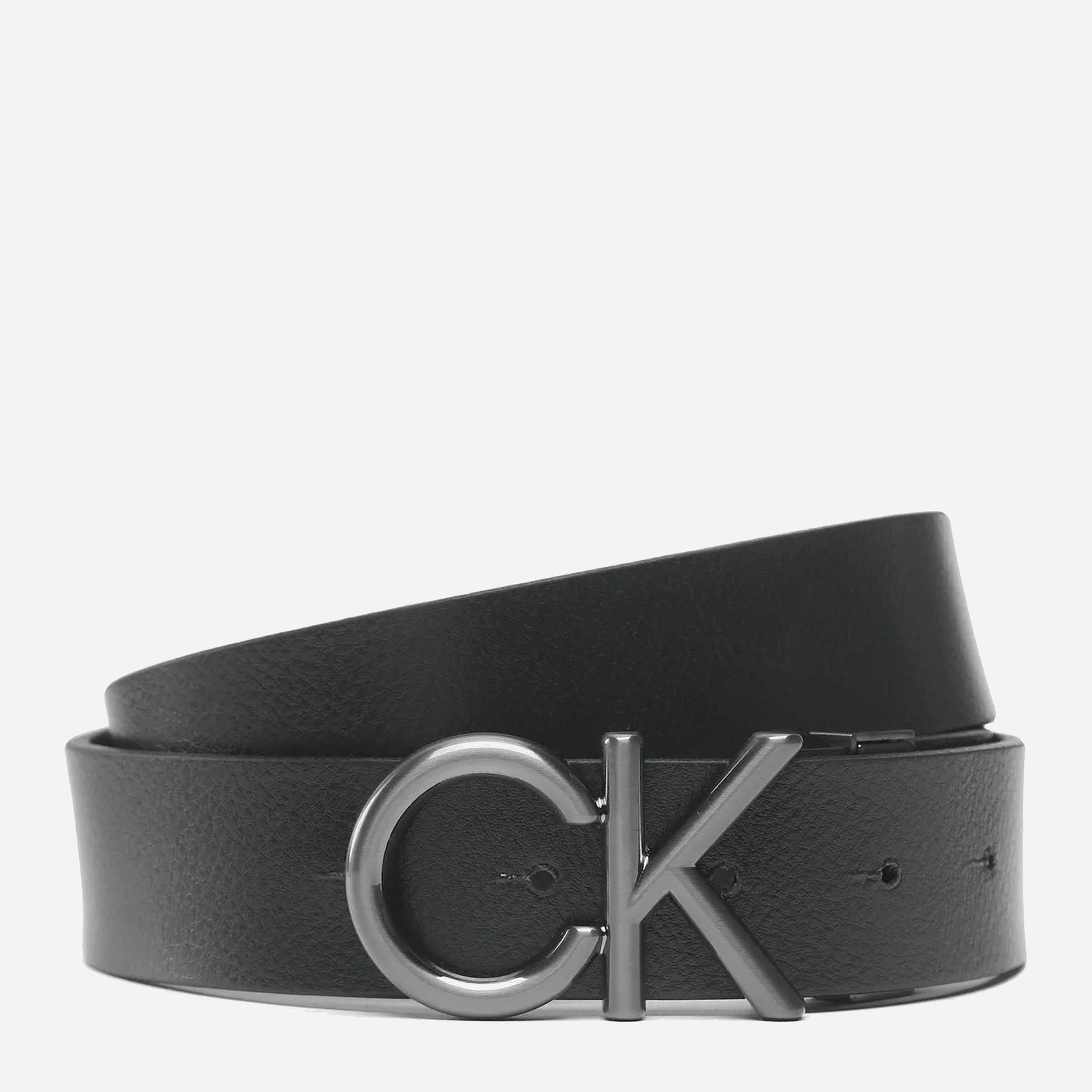 Акція на Ремінь чоловічий з натуральної шкіри Calvin Klein K50K510354-BAX 100 см Чорний від Rozetka