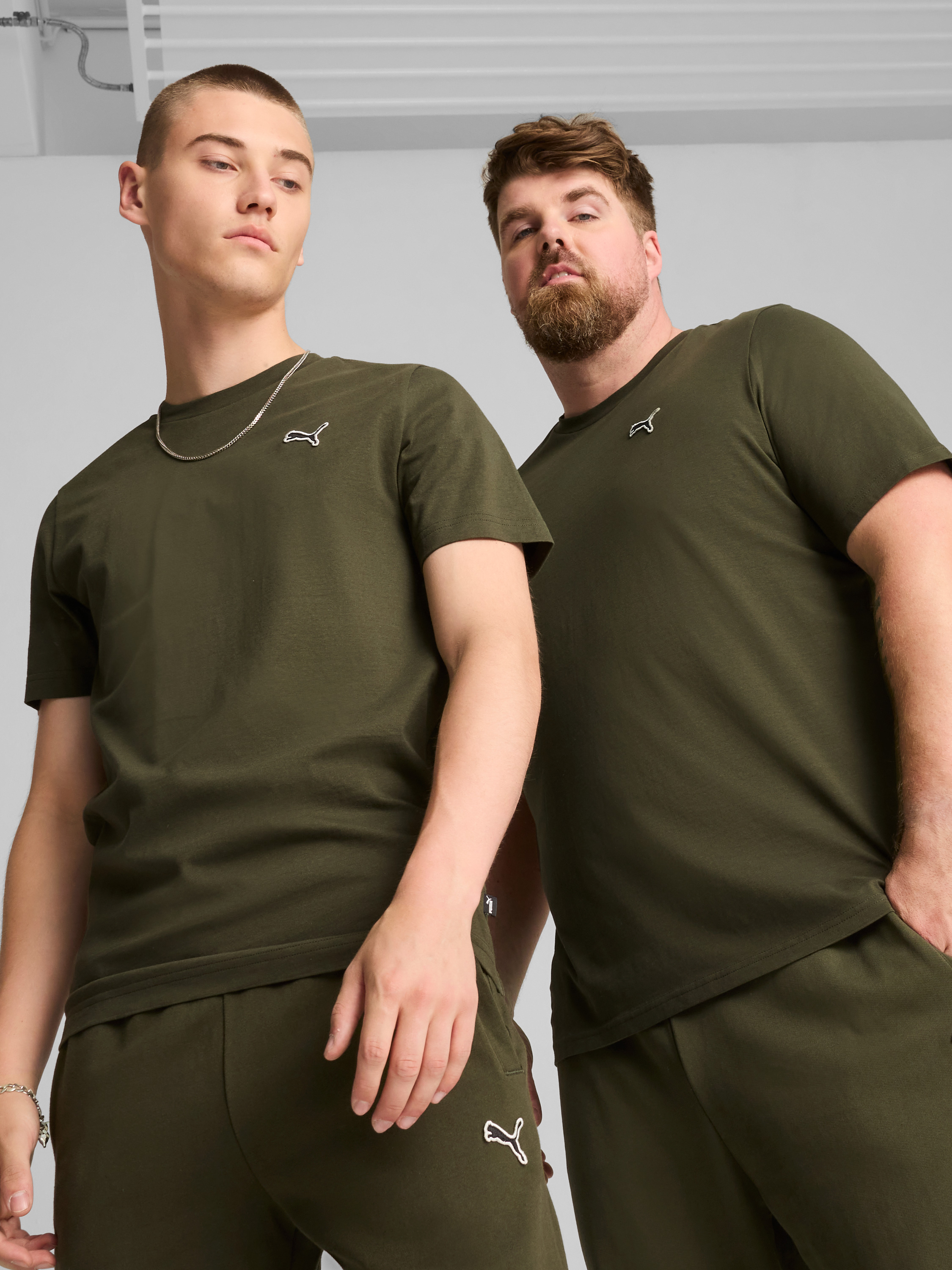 Акція на Футболка бавовняна чоловіча Puma Better Essentials Tee 67597770 M Зелена від Rozetka