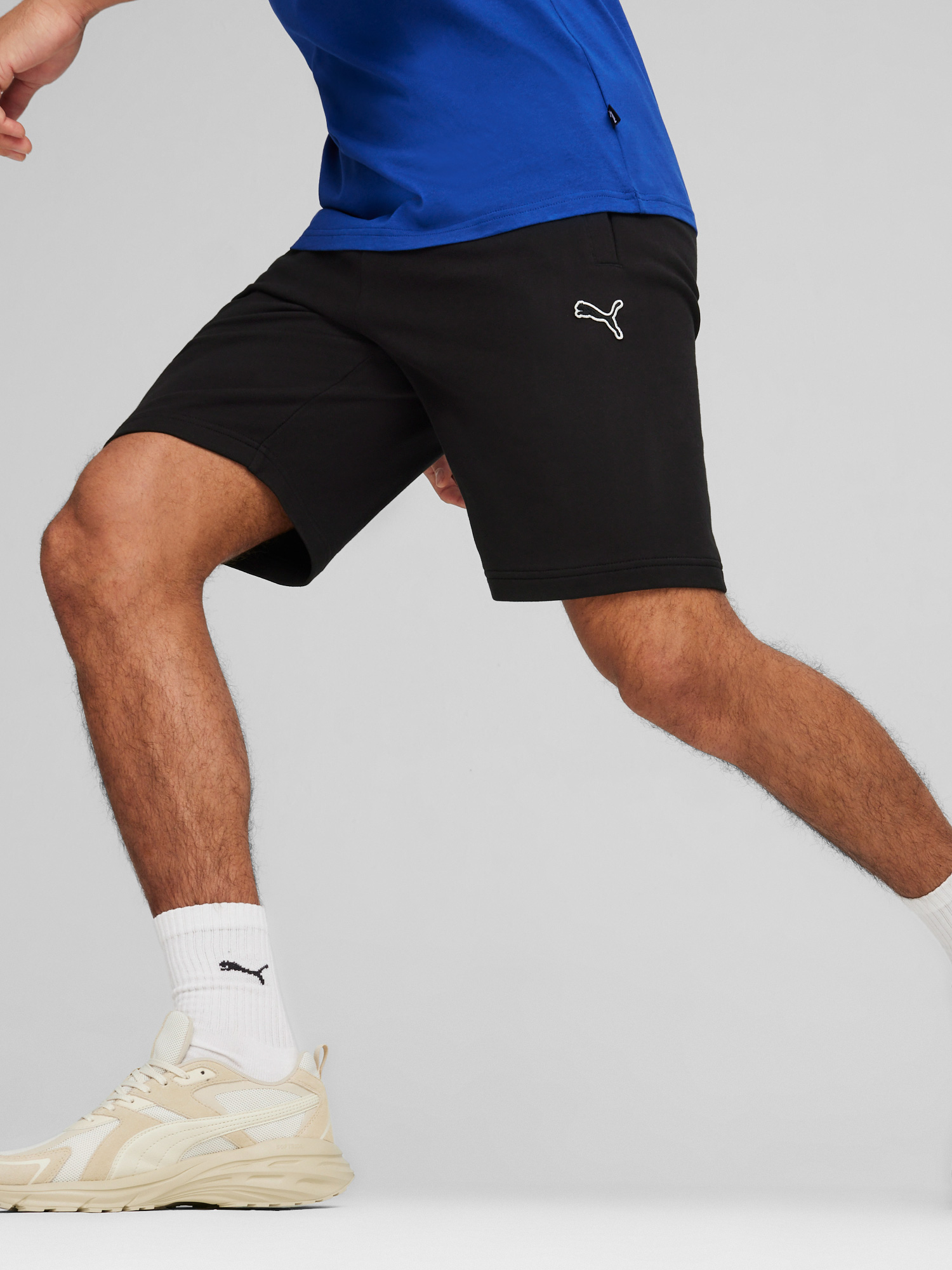 Акція на Шорти бавовняні короткі чоловічі Puma Better Essentials Shorts 9' 67882701 L Чорні від Rozetka