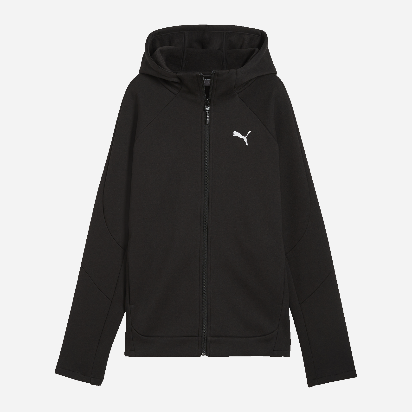 Акція на Толстовка на блискавці з капюшоном жіноча Puma Evostripe Full-Zip Hoodie 68167301 M Чорна від Rozetka