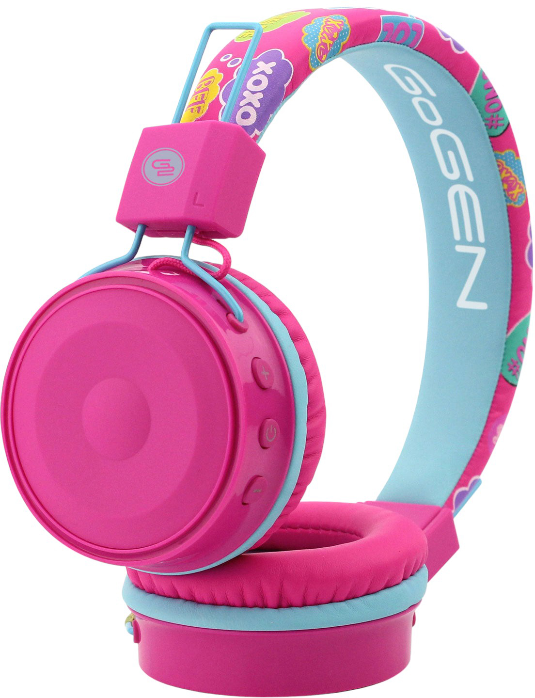 фото Наушники с микрофоном Gogen HBTM32P Pink
