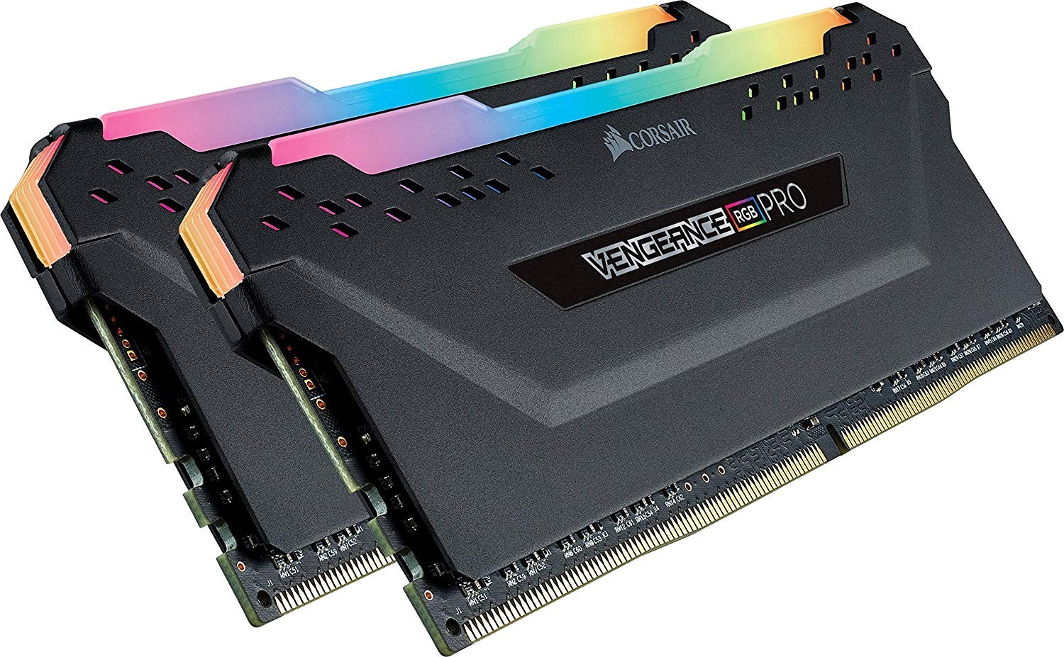 фото Память для настольных компьютеров Corsair 32 GB (2x16GB) DDR4 2666 MHz Vengeance RGB Pro (CMW32GX4M2A2666C16) 3