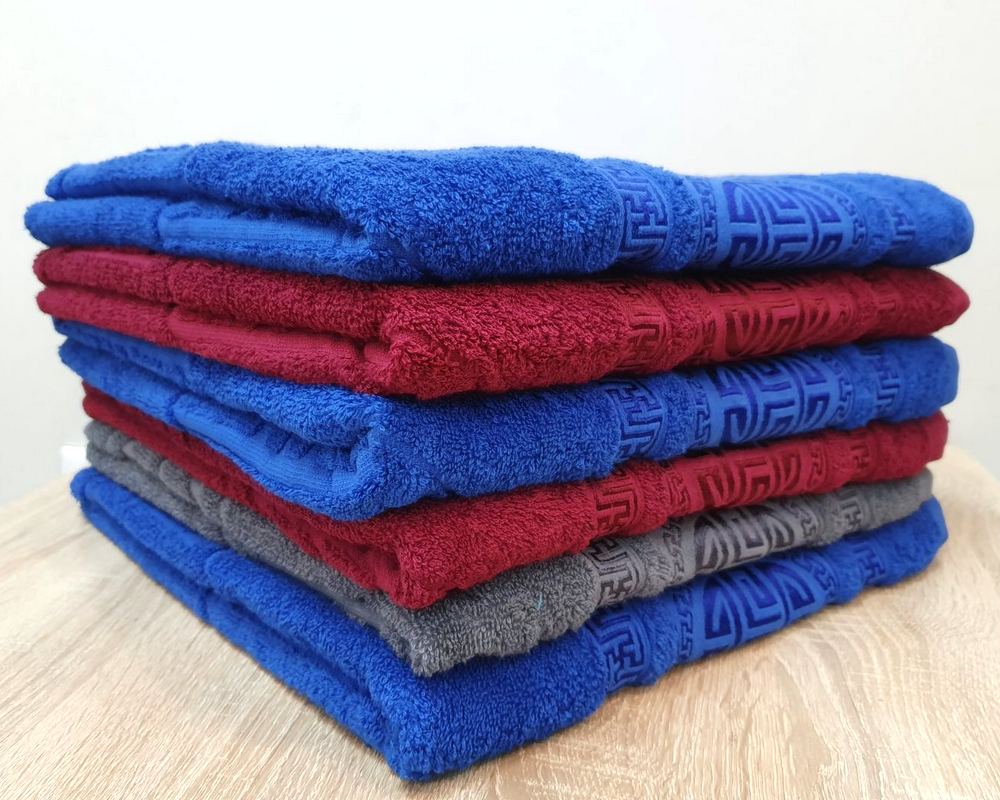 

Набор махровых полотенец 6 шт GM TEXTILE Узбекистан 70х140 Greek 450 г/м2