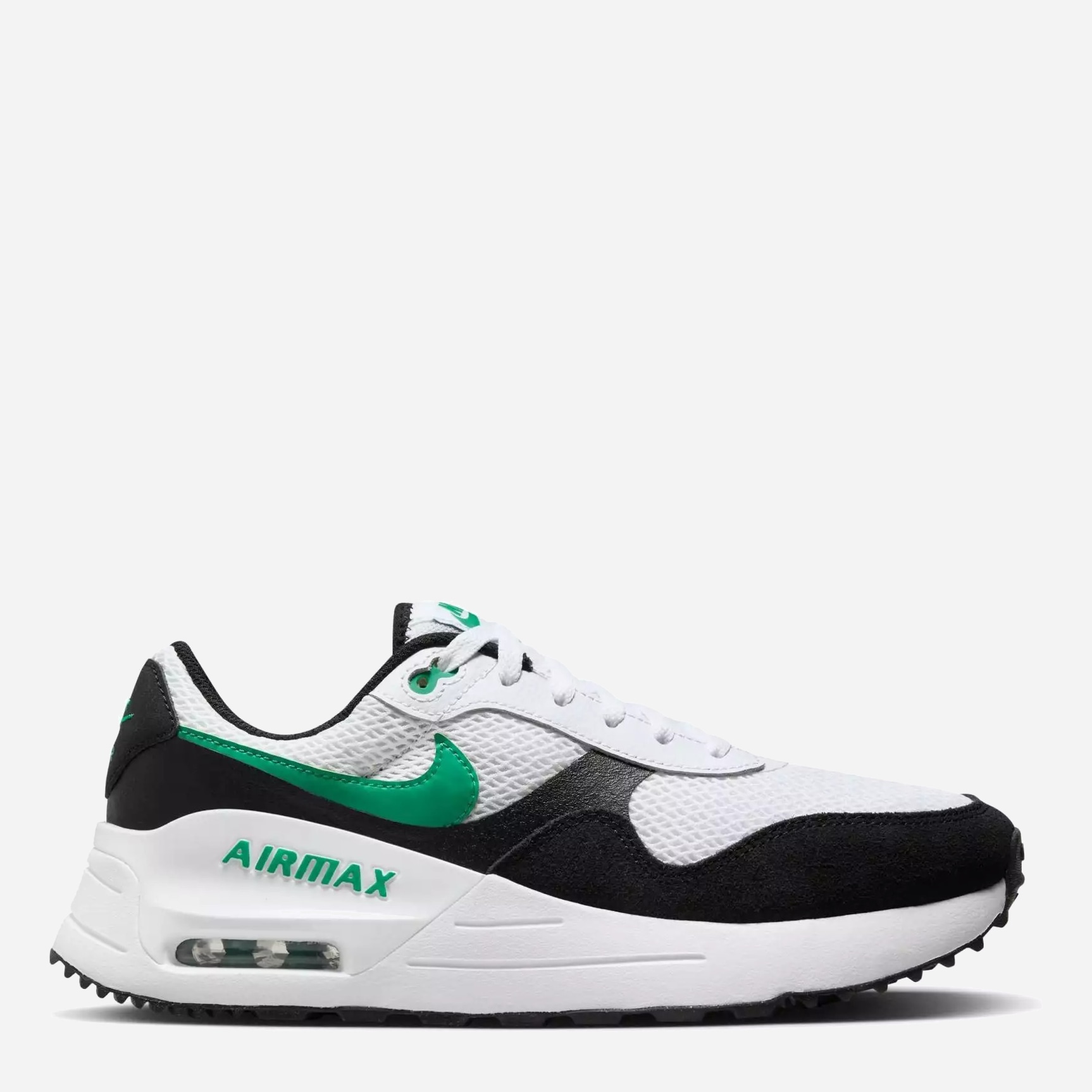 Акція на Чоловічі кросівки Nike Air Max Systm DM9537-105 41 (8US) 26 см Білий/Чорний/Зелений від Rozetka