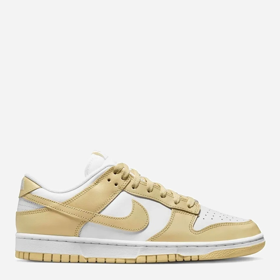 Акція на Чоловічі кеди низькі Nike Dunk Low Retro DV0833-100 42.5 (9US) 27 см Бежевий/Білий від Rozetka