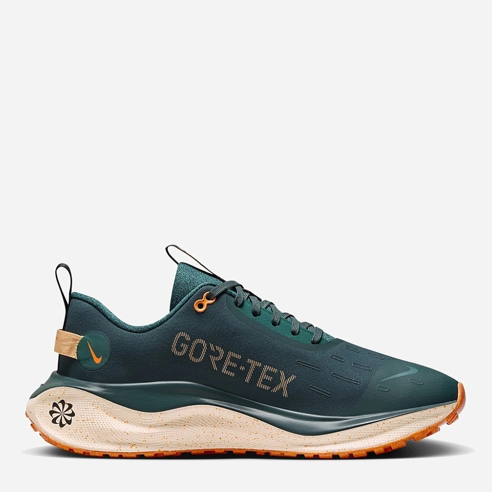 Акція на Чоловічі кросівки для бігу з Gore-Tex Nike Reactx Infinity Rn 4 Gtx FB2204-300 46 (12US) 30 см Темно-зелені від Rozetka