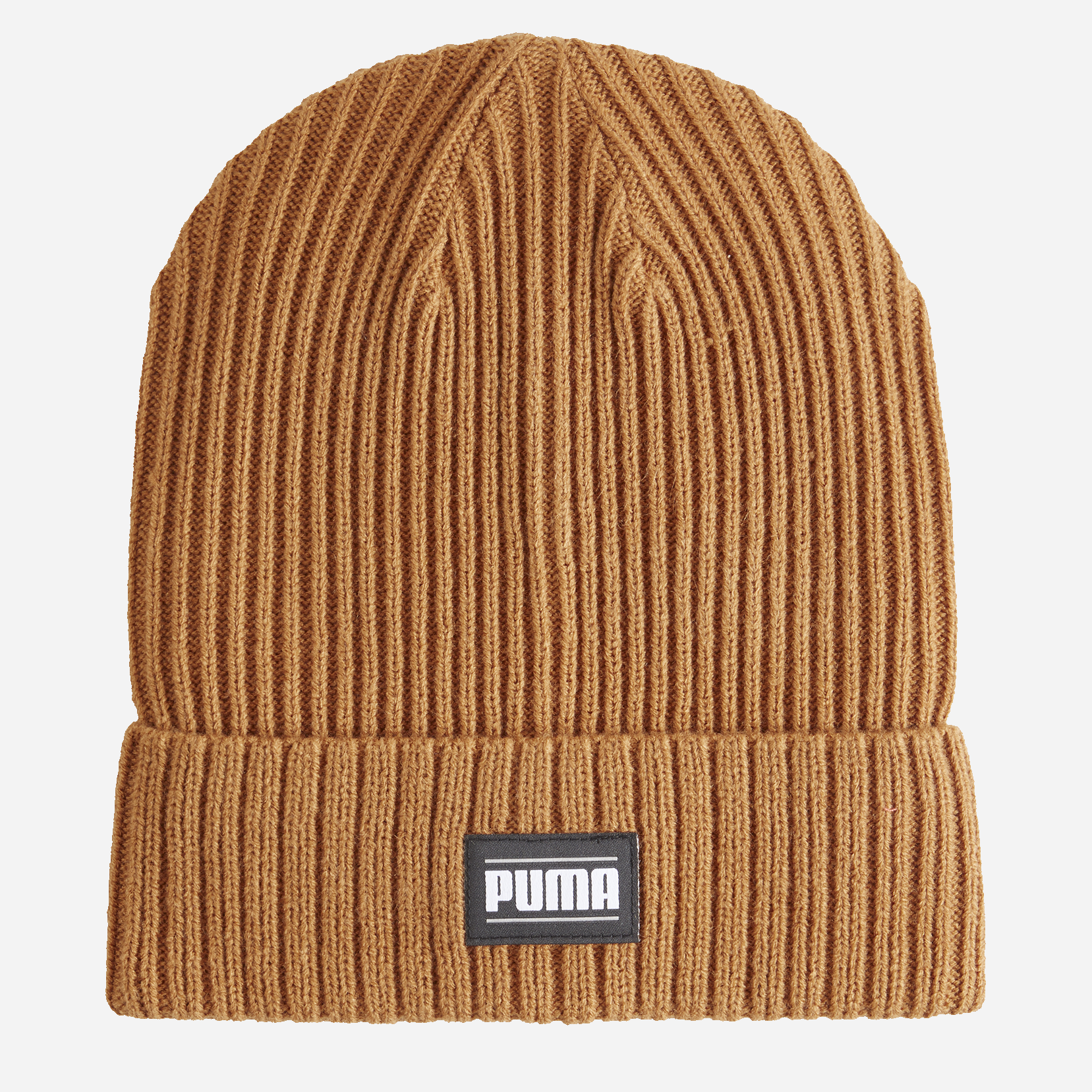 Акція на Шапка Puma Ribbed Classic Cuff Beanie 02403812 One size Коричнева від Rozetka