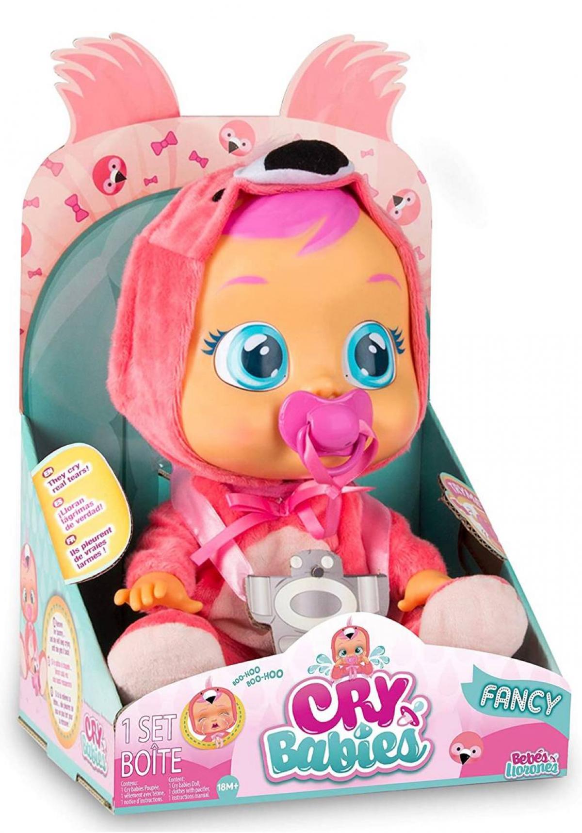 

Кукла пупс плакса Фанси Фламинго MC Toys Cry Babies Fancy (Иг56190)