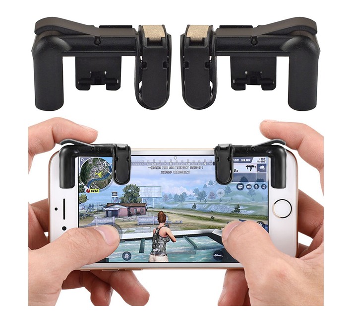 

Триггер беспроводной игровой контроллер для телефона для андроид Lesko K01 Pubg Mobile Черный (8652)