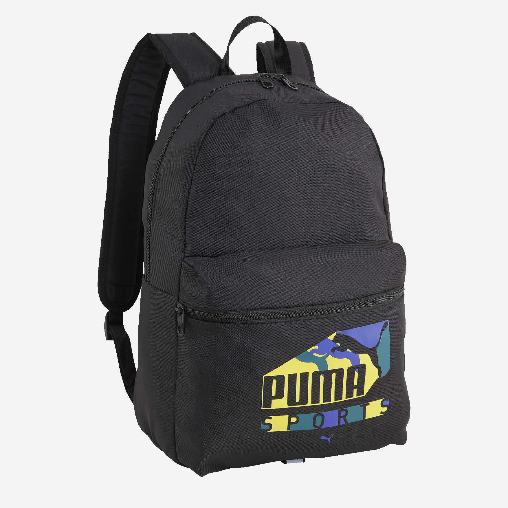 Акція на Рюкзак спортивний тканинний 22 л Puma Phase Sports Print Backpack 09070901 Чорний від Rozetka