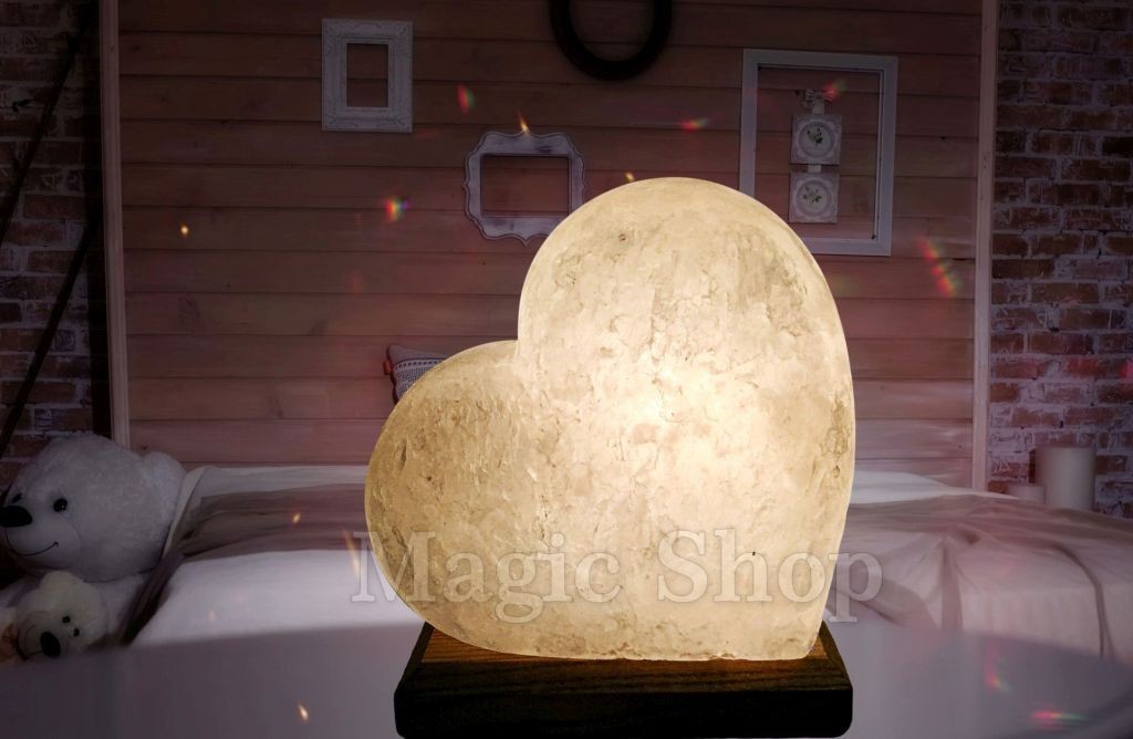 

Соляная лампа Сердце, ночник HealthLamp