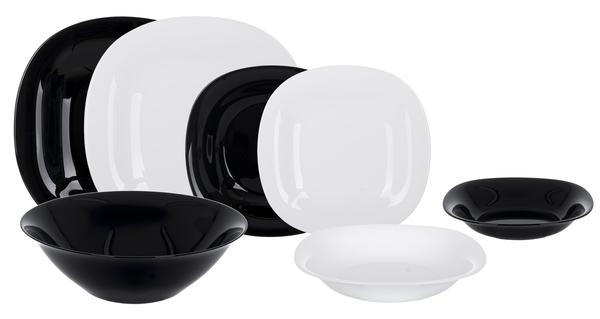 

Сервиз столовый Luminarc Carine Black & White из 19 предметов