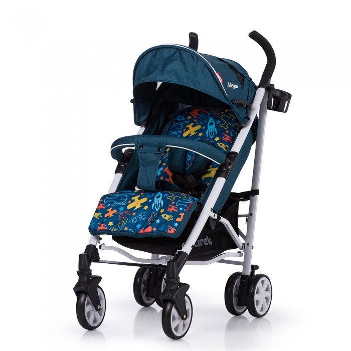 

Коляска прогулочная CARRELLO Allegro CRL-10101/1 Aviation Blue в льне