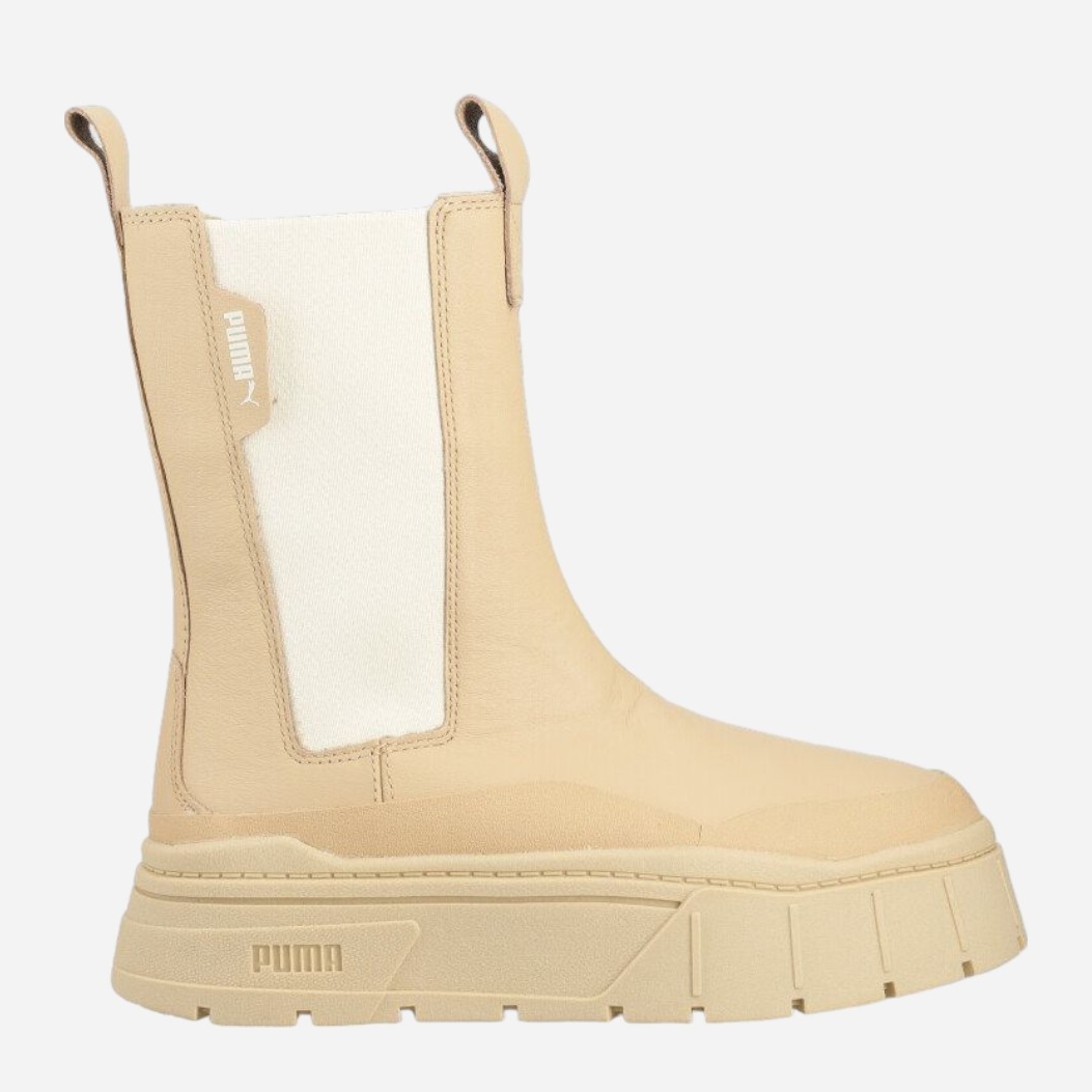 Акція на Жіночі челсі високі Puma Mayze Stack Chelsea Wns 386272-02 38 (5UK) 24 см Бежеві від Rozetka