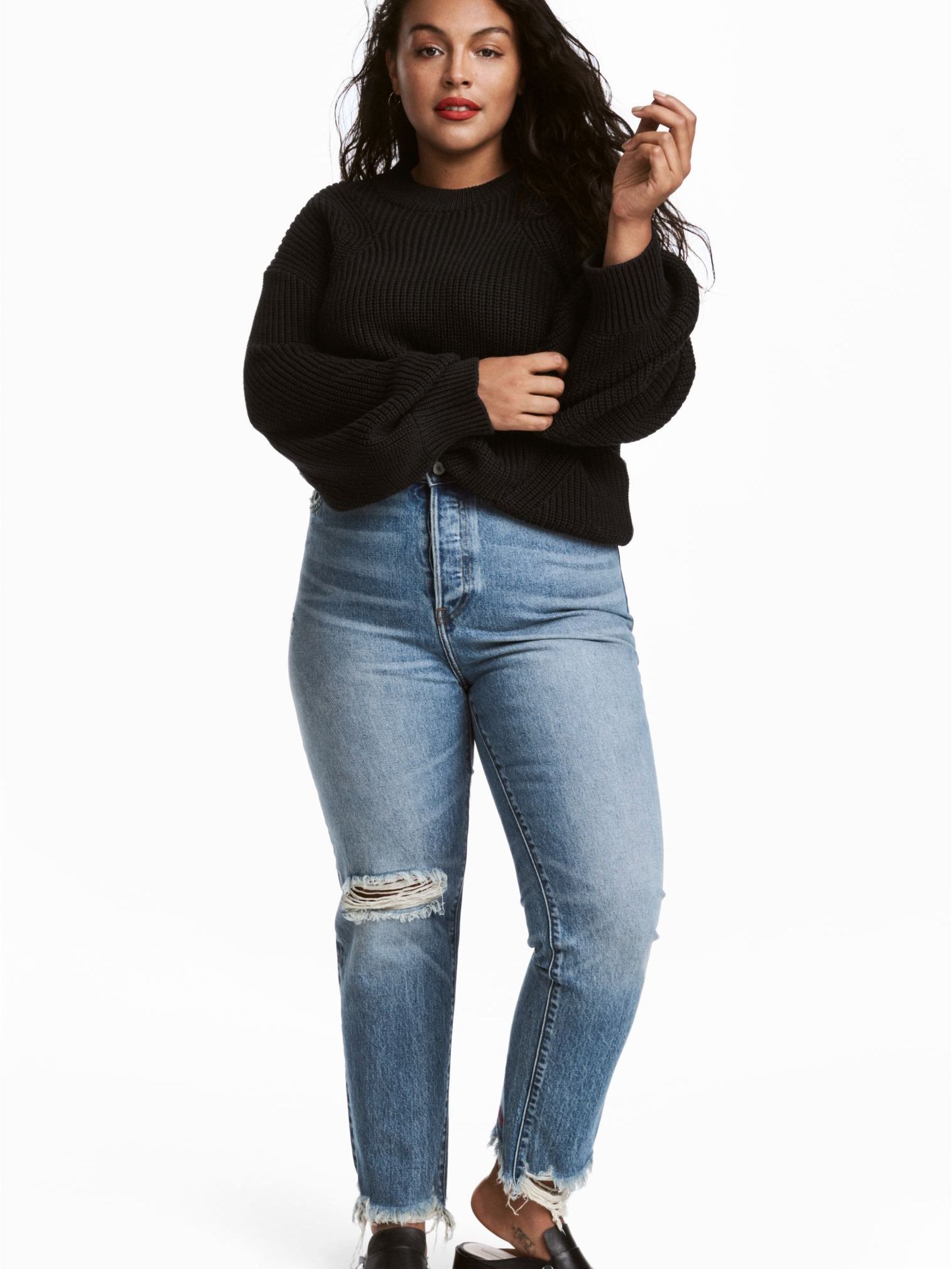 

Джинсы H&M 5338446RP1 44 Голубые
