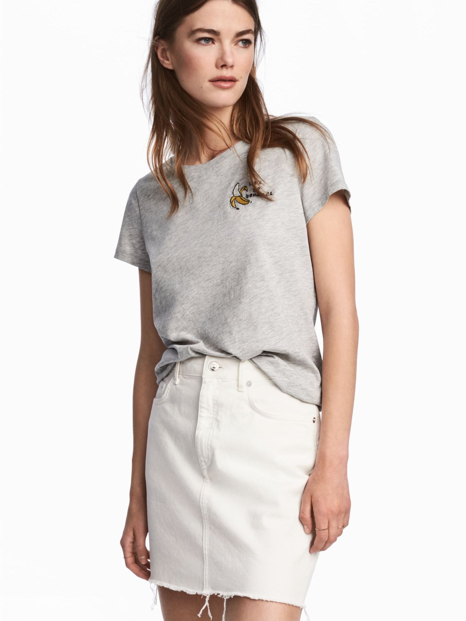 

Юбка H&M 5489616RP12  Белая, Юбка H&M 5489616RP12 44 Белая