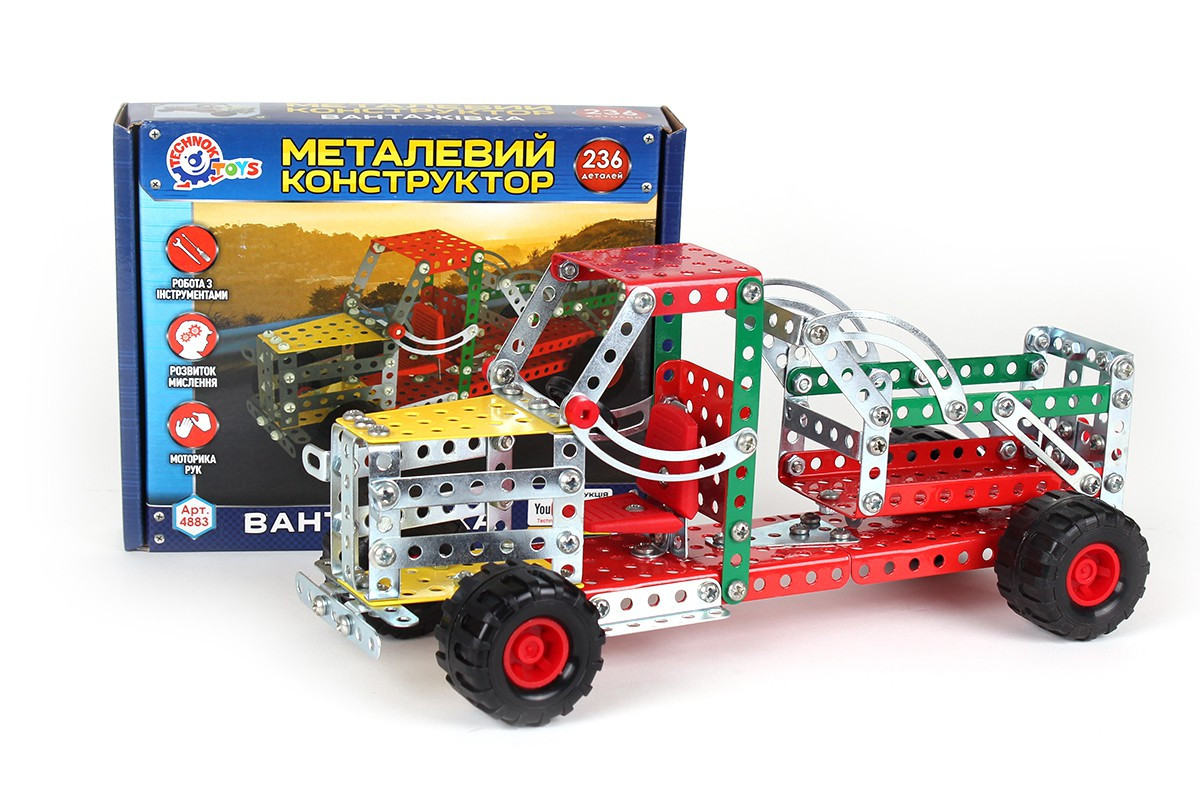 

Конструктор металевий "Вантажiвка ТехноК" арт.4883 (ИФ)