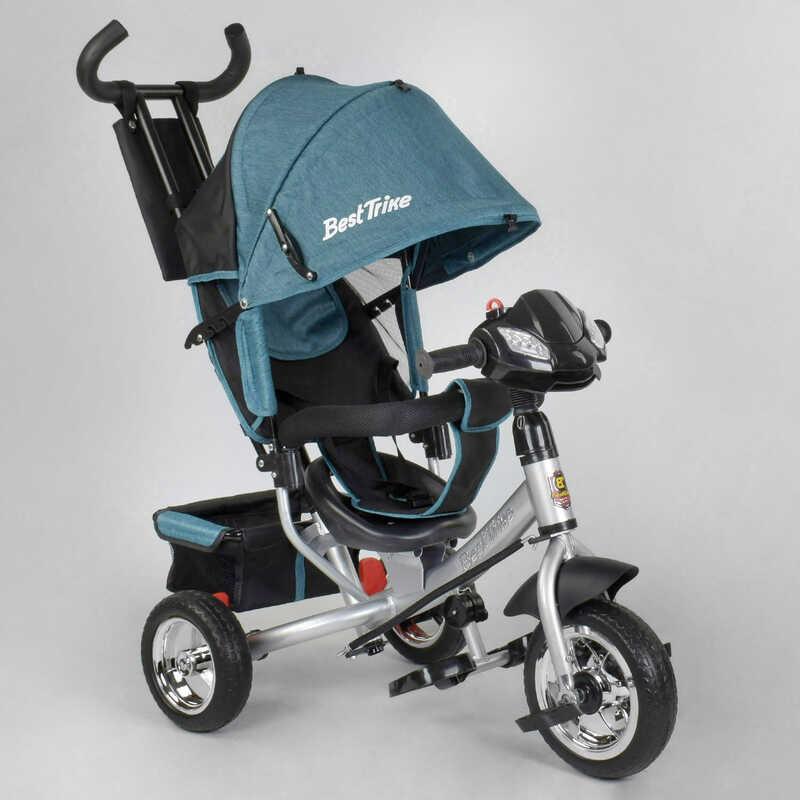 

Велосипед 3-х колёсный 6588 - 20-203 Best Trike (1) Голубой, КОЛЕСО ПЕНА, d=25см переднее, d=20см задние,