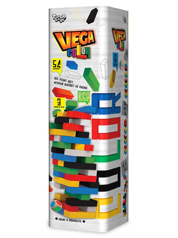 

Розвиваюча настільна гра " VEGA COLOR " рос.(Пок)