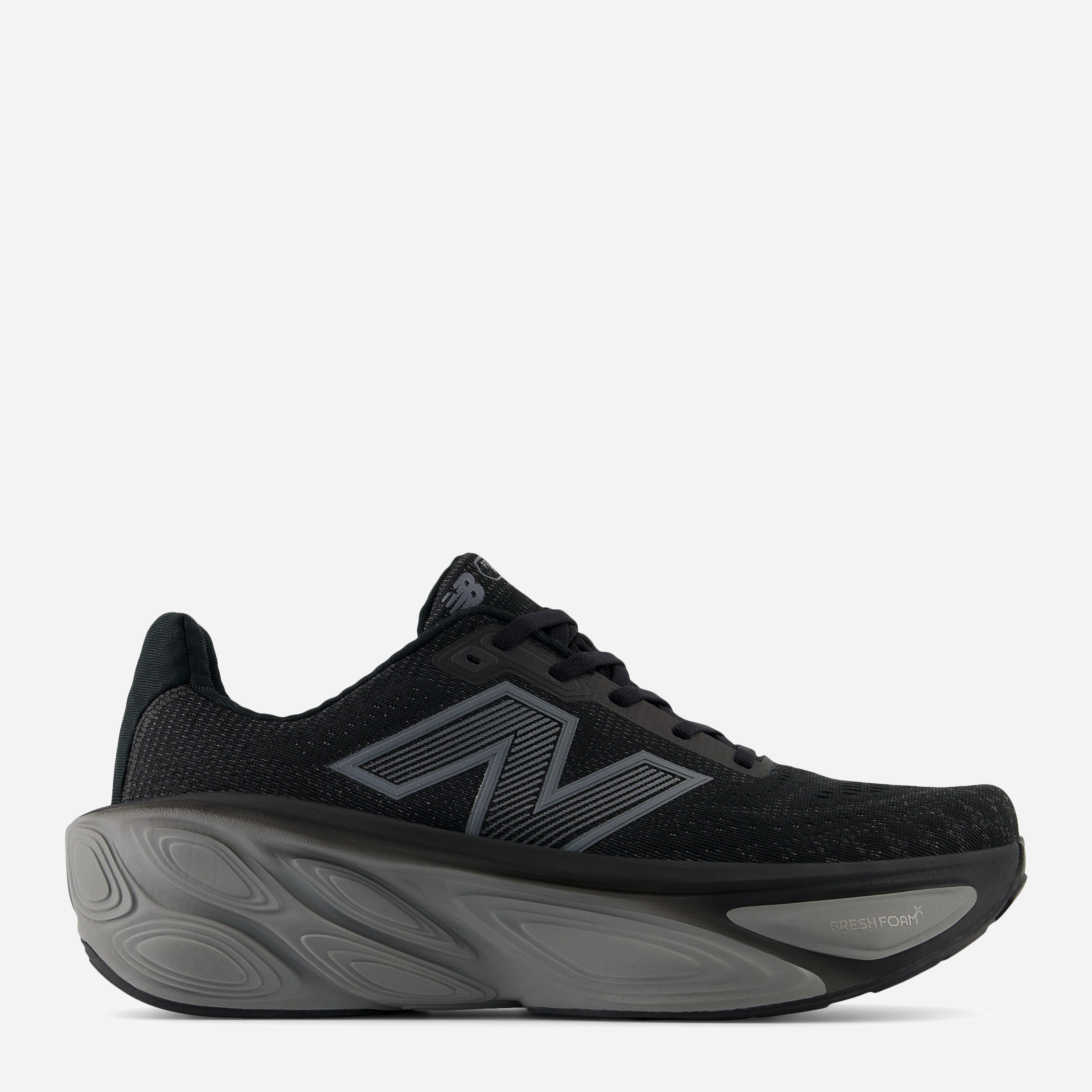 Акція на Чоловічі кросівки New Balance MORE v5 MMORLK5 45.5 (11.5US) 29.5 см Чорні/Сірі від Rozetka