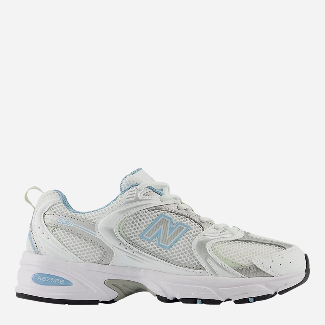 Акція на Чоловічі кросівки New Balance 530 MR530SGB 44.5 (10.5US) 28.5 см Білі/Блакитні від Rozetka