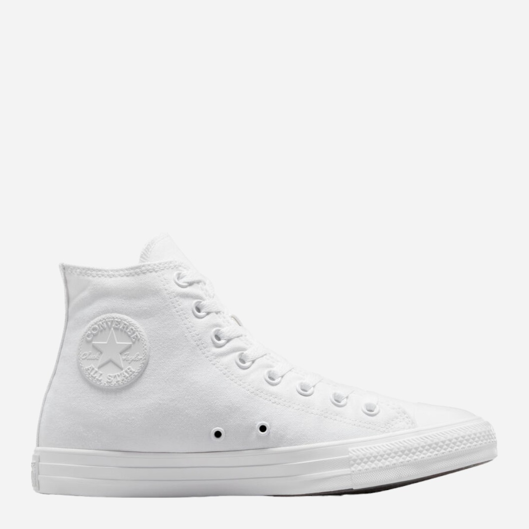 Акція на Чоловічі кеди високі Converse Mono Canvas Hi 1U646 44 (10US) 28.5 см Білі від Rozetka