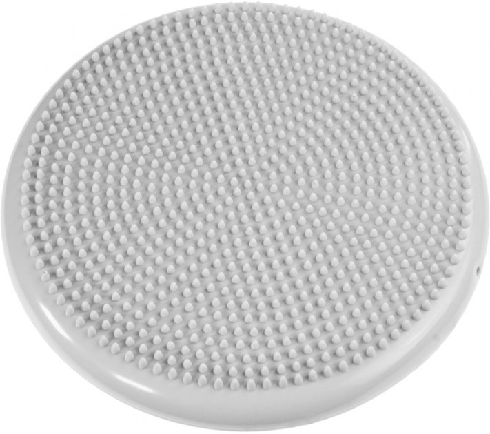 

Балансировочная массажная подушка Supretto для фитнеса и сидения 32х32х5 см Серая (58600001)