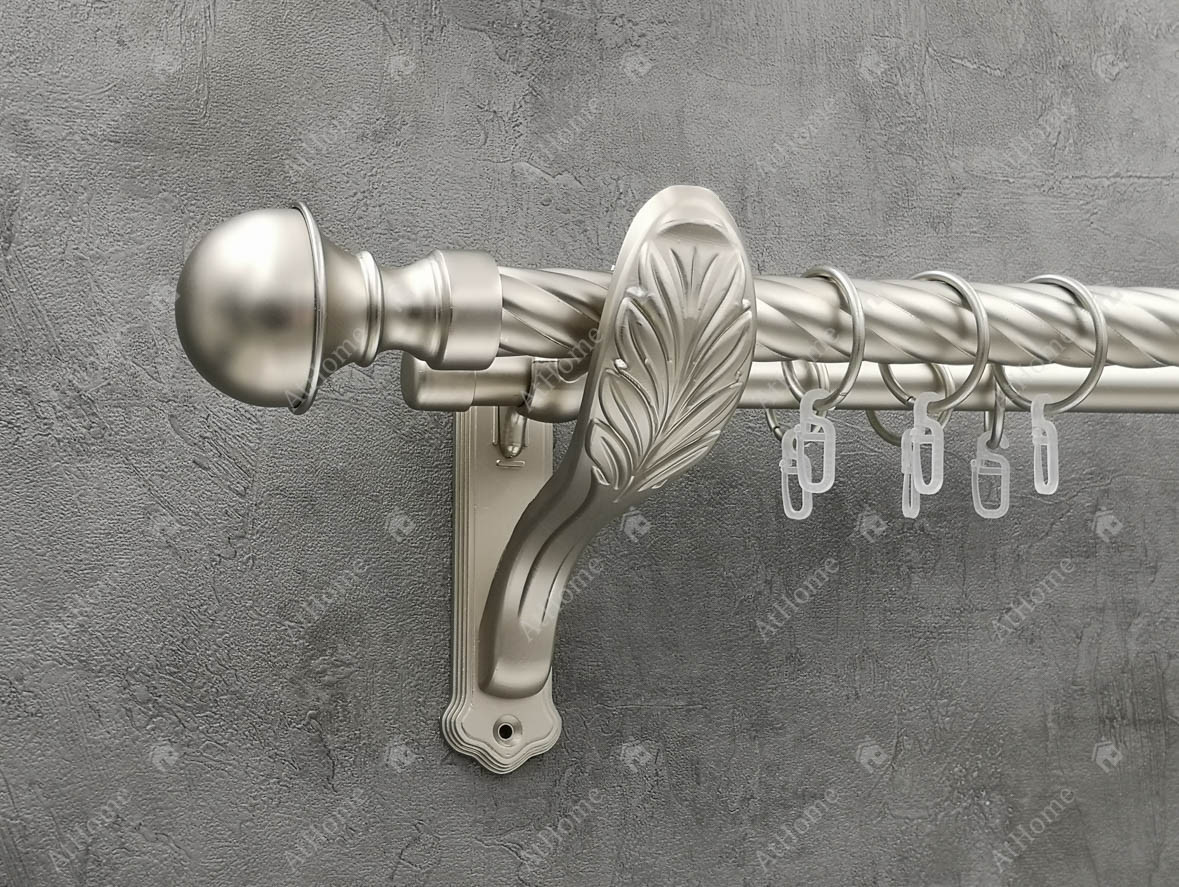 

Карниз Quadrum Бостон 320 см двойной Сатин ретро 25/19 мм витая (кольца с крючками)