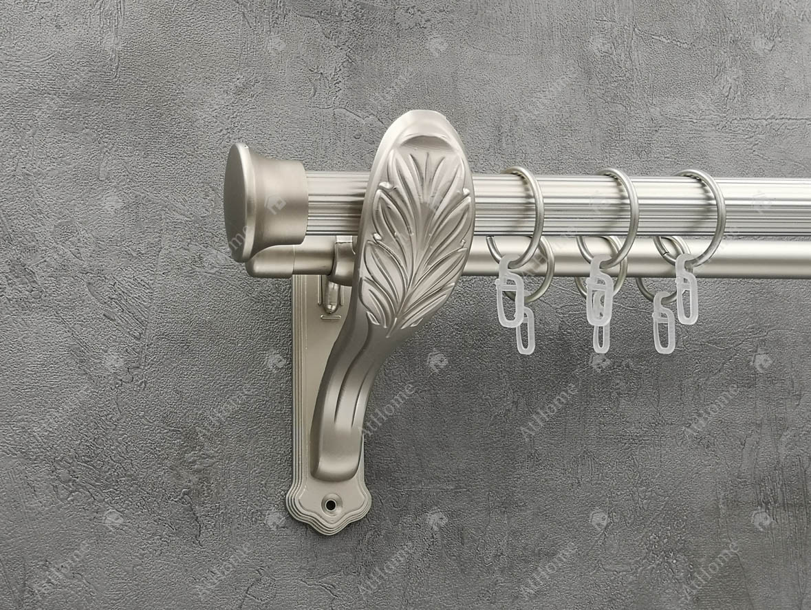 

Карниз Quadrum Дуо 400 см двойной Сатин ретро 25/19 мм рифленая (кольца с крючками)