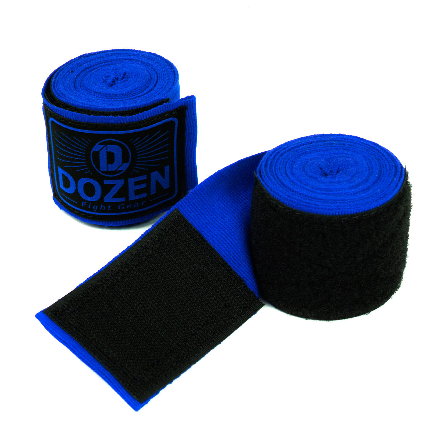 

Боксерские бинты полуэластичные Dozen Monochrome Semi-elastic Hand Wraps Total длина 3,75 метра Синий DZN-HW200906