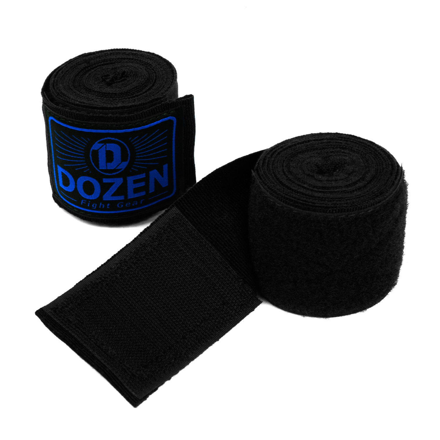 

Боксерские бинты полуэластичные Dozen Monochrome Semi-elastic длина 3,75 метра Черно-синий DZN-HW200906