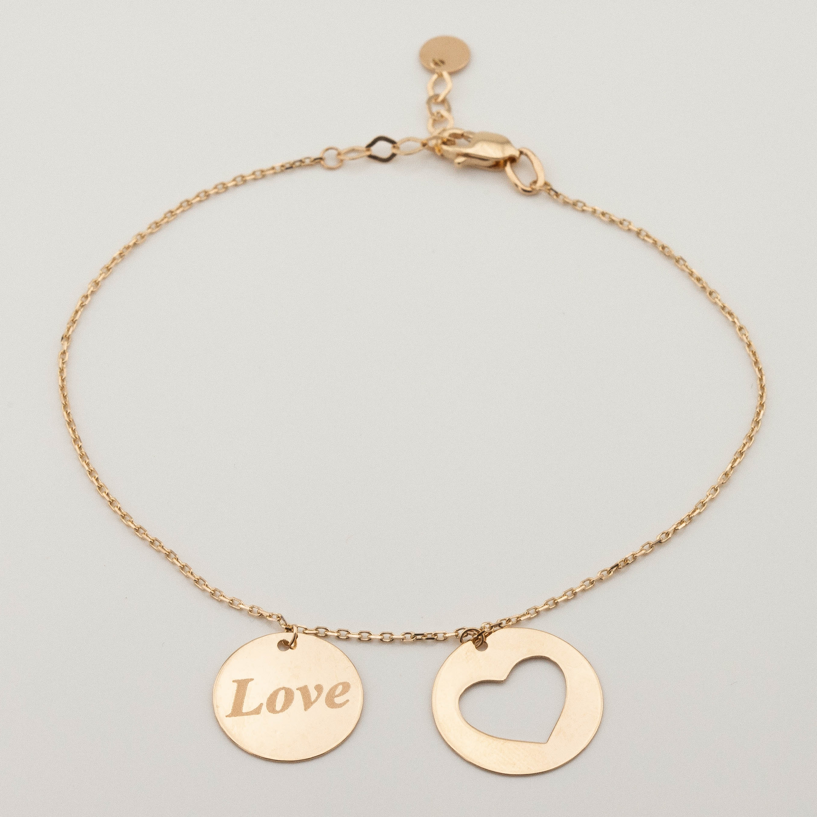 

Браслет Love в красном золоте b15734 Диамант, 19 размер