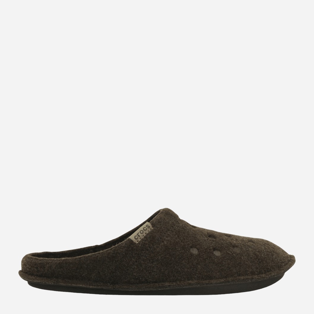 Акція на Жіночі домашні капці утеплені із закритим носком Crocs Classic Lined Slipper CR203600 37-38 (M5/W7) 23 см Кавові від Rozetka