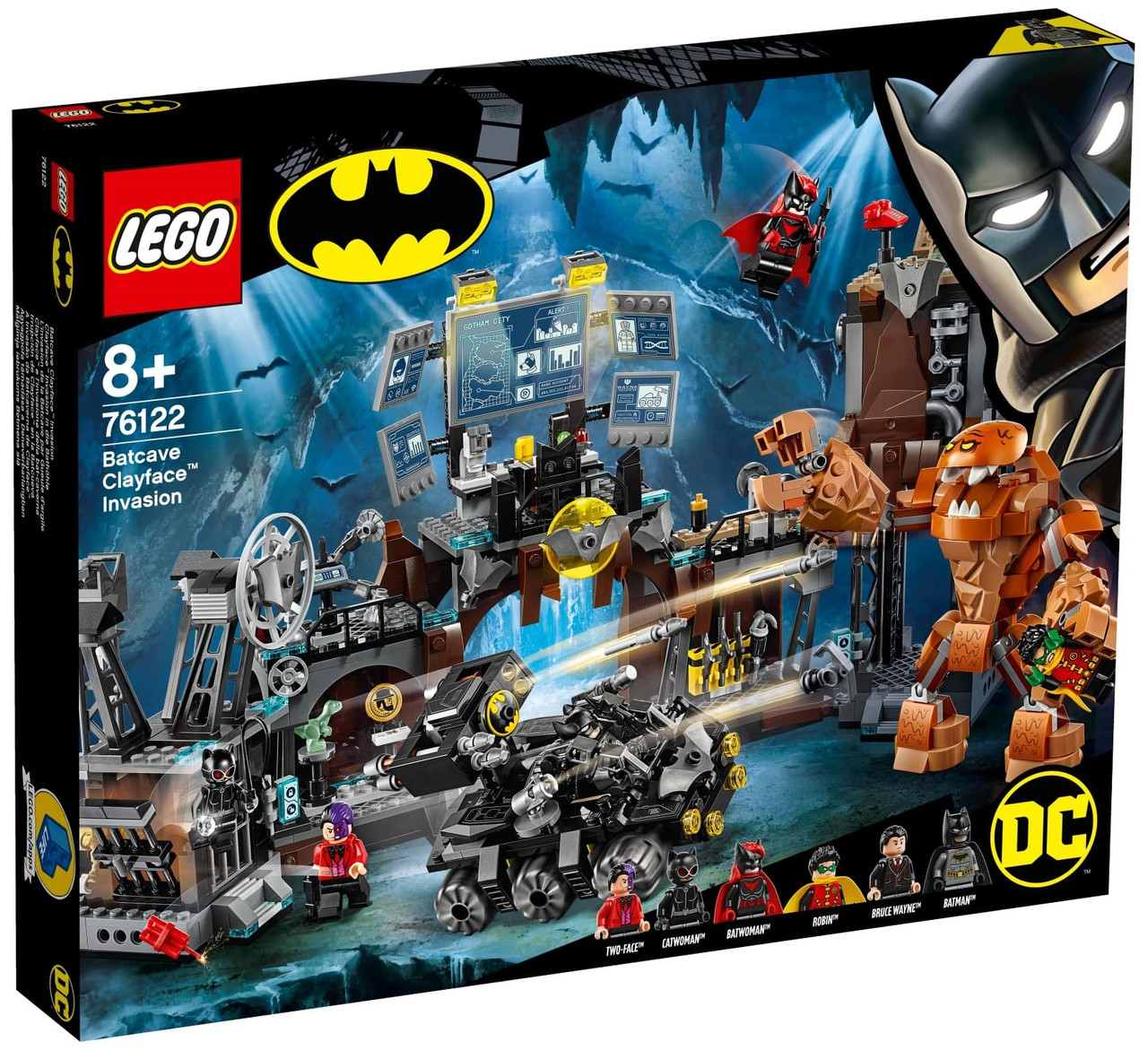 

Lego Super Heroes Вторжение Глиноликого в бэт-пещеру 76122