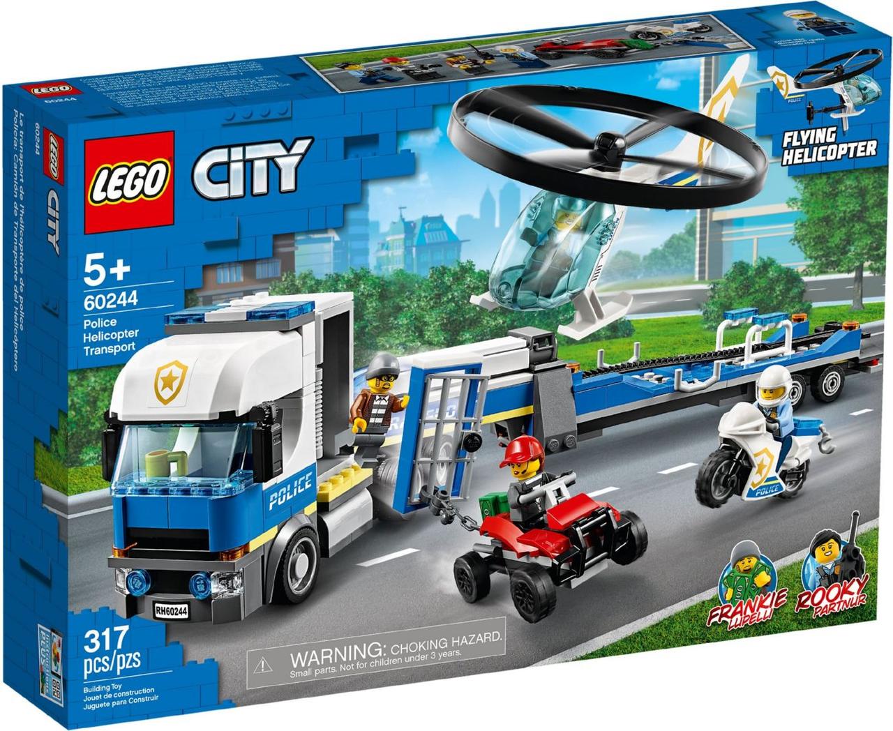 

Lego City Полицейский вертолётный транспорт 60244